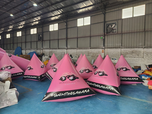 Custom Inflatable Racing Marker Buoy For Swim The Sahara