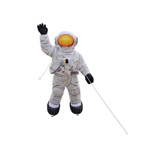Amusement park outdoor activities inflatable astronaut