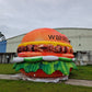 INFLATABLE HAMBURGER REPLICA FOR OUTDOOR MARKETING