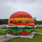 INFLATABLE HAMBURGER REPLICA FOR OUTDOOR MARKETING