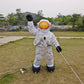 Amusement park outdoor activities inflatable astronaut