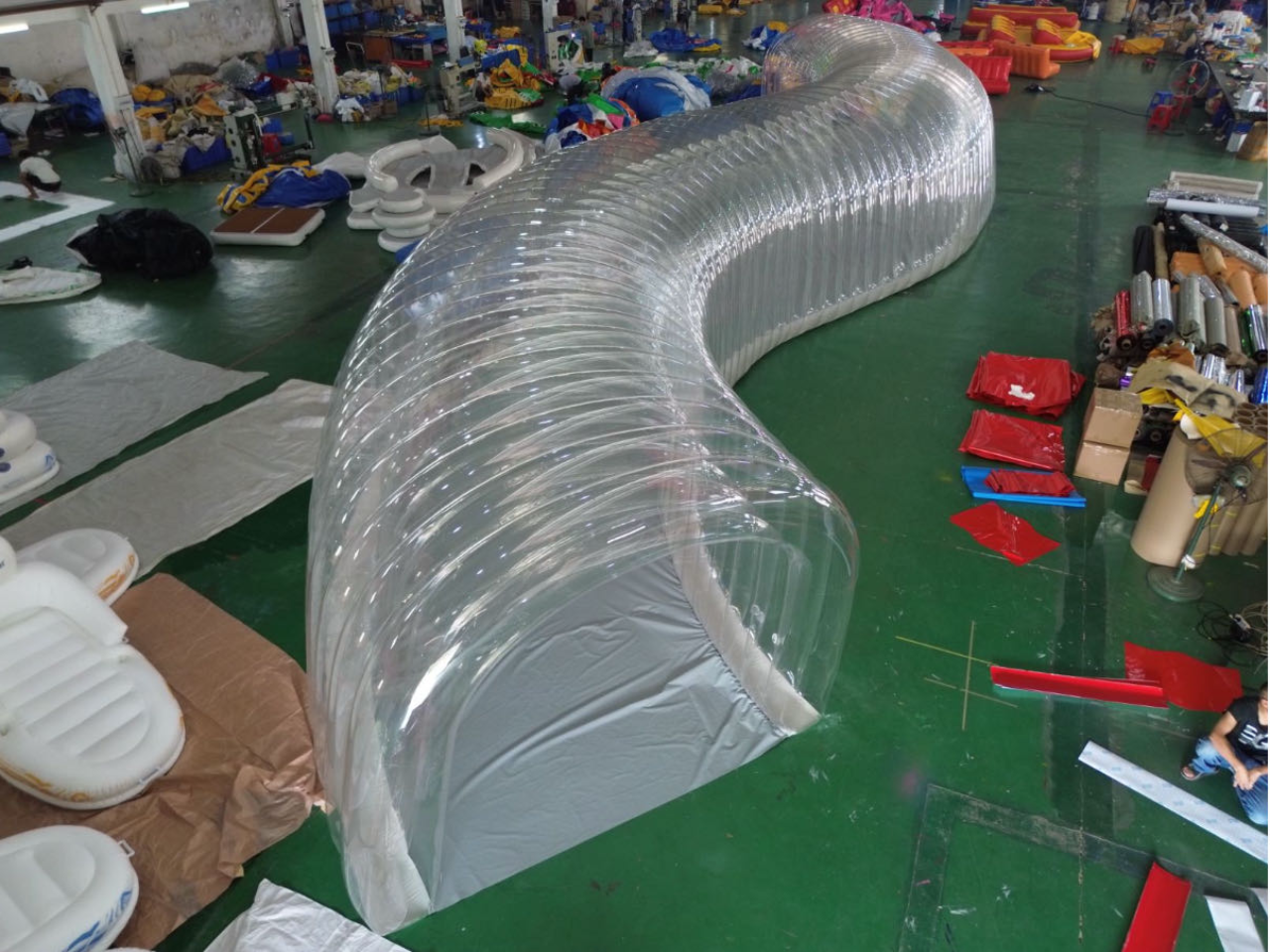 Inflatable Tunnel For Rugby Match