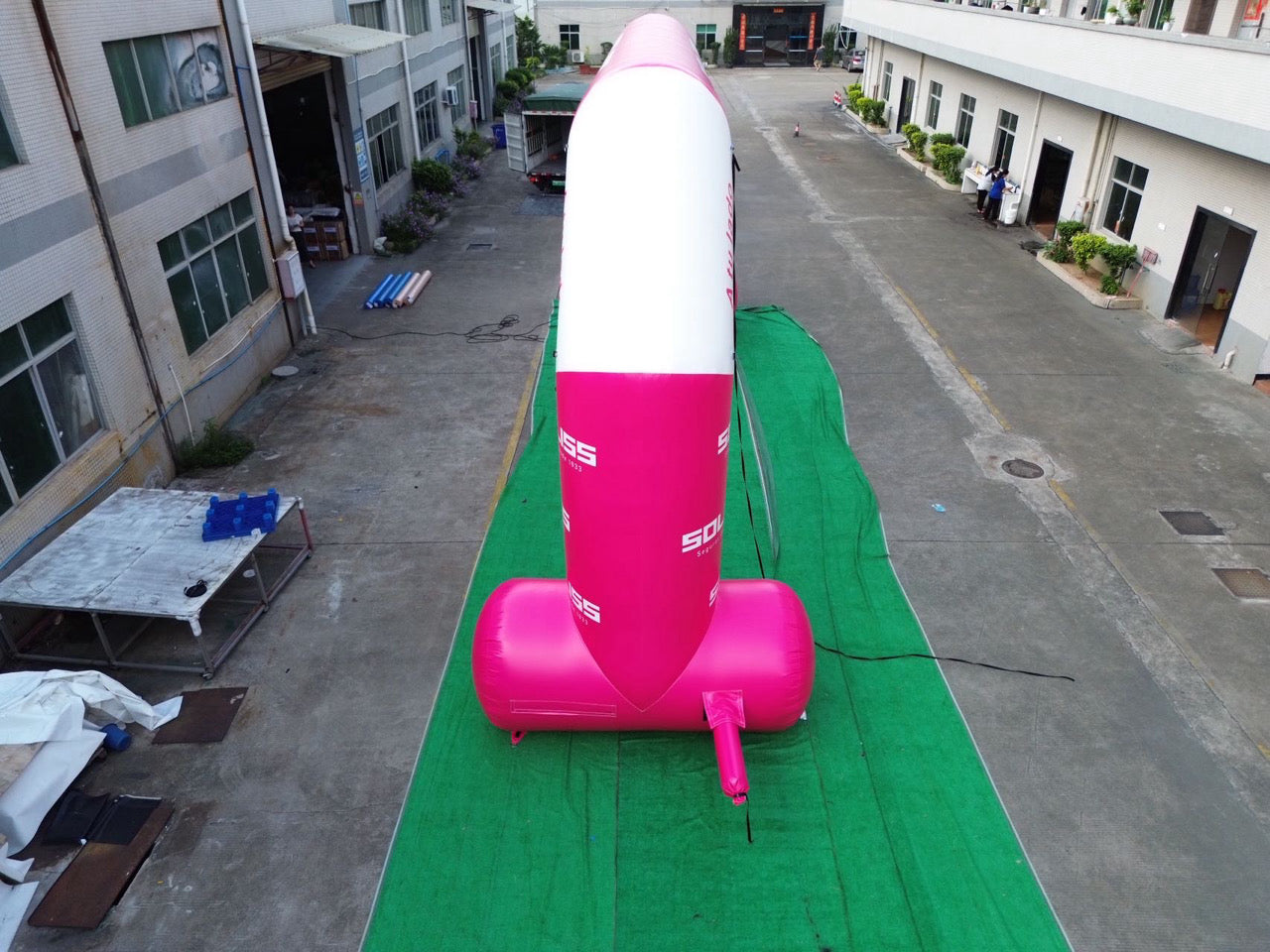 Event specific inflatable arch