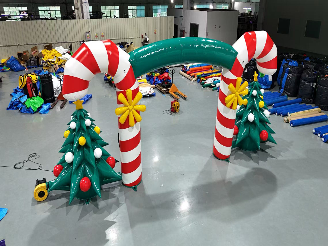 Inflatable Christmas arch festive decoration