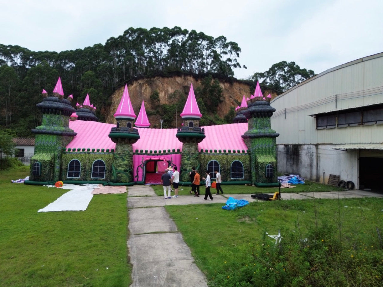Inflatable Castle Replica Outdoor Playground