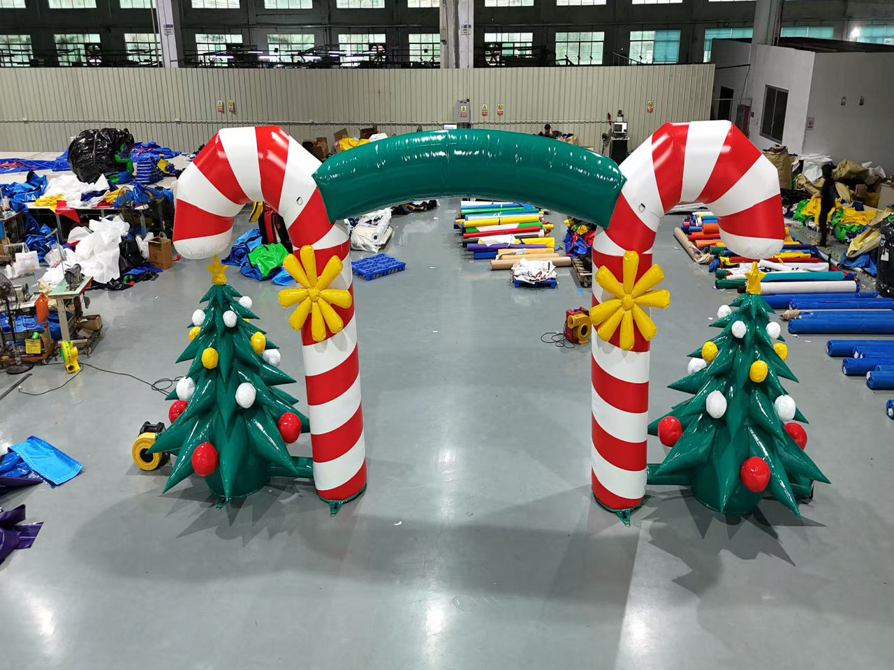 Inflatable Christmas arch festive decoration