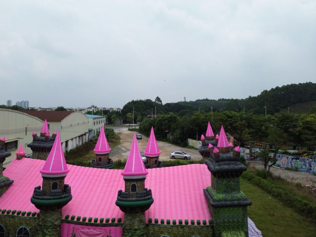 Inflatable Castle Replica Outdoor Playground