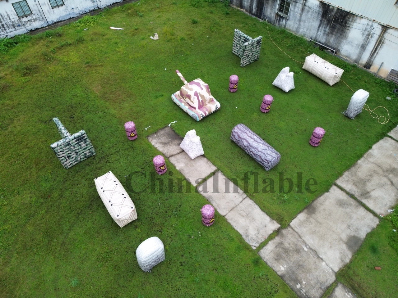 Custom Inflatable Bunkers For Paintball