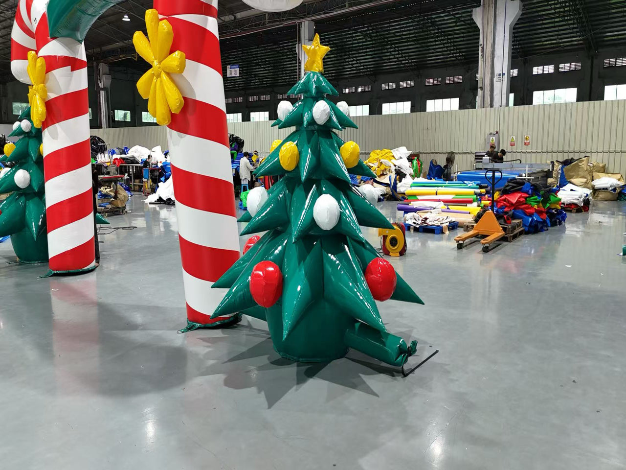 Inflatable Christmas arch festive decoration