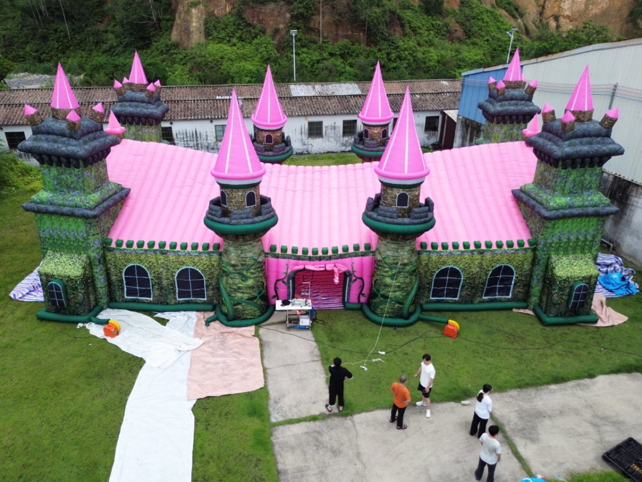 Inflatable Castle Replica Outdoor Playground
