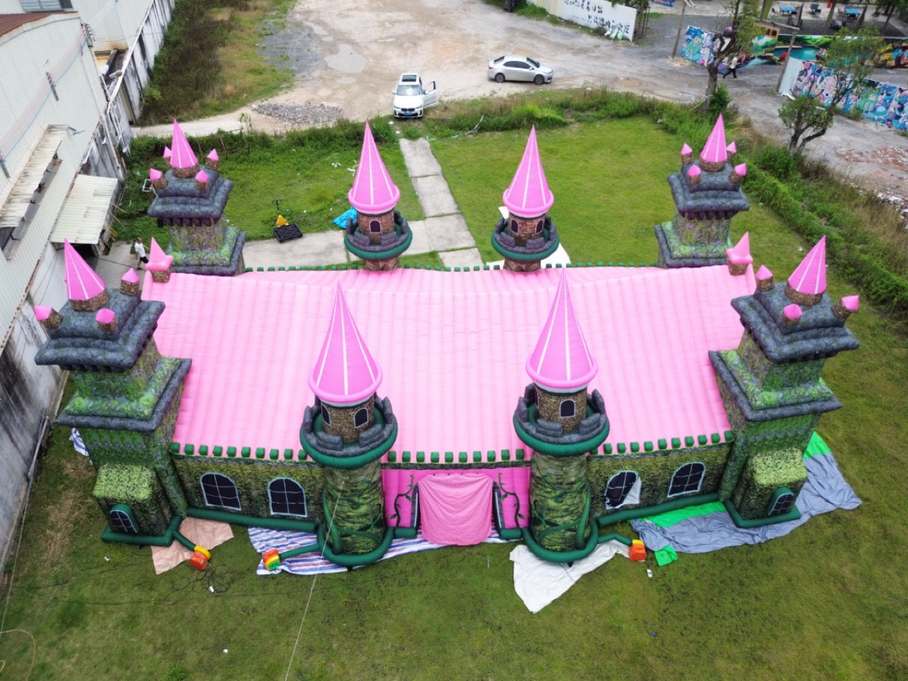 Inflatable Castle Replica Outdoor Playground