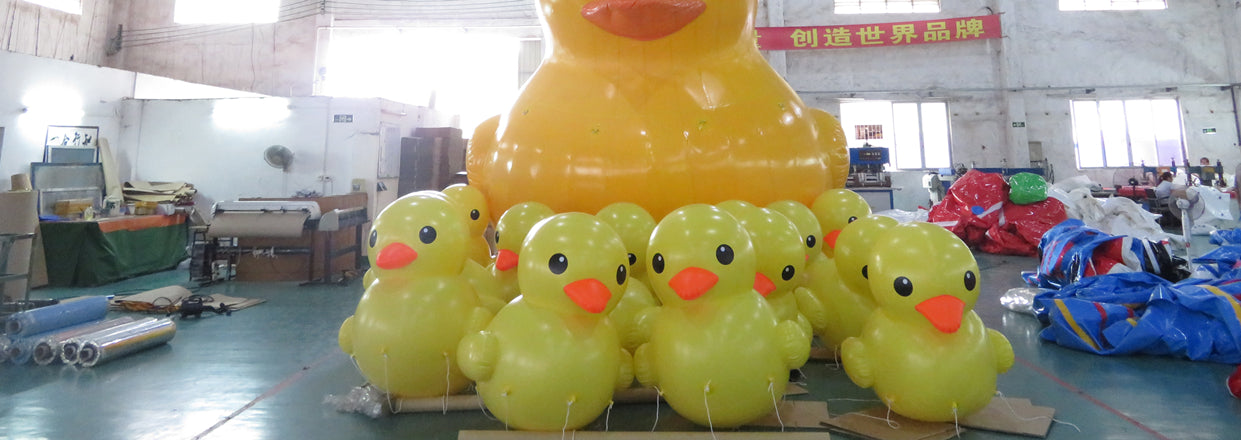 Inflatable Yellow Ducks