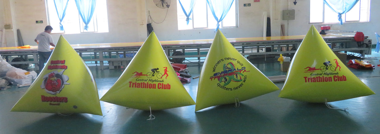 Inflatable Marker Buoys Triathlon Festival Australia