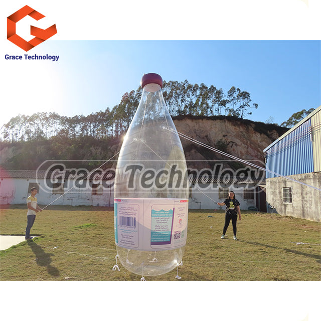 Giant Inflatable Mineral Water Bottle Production