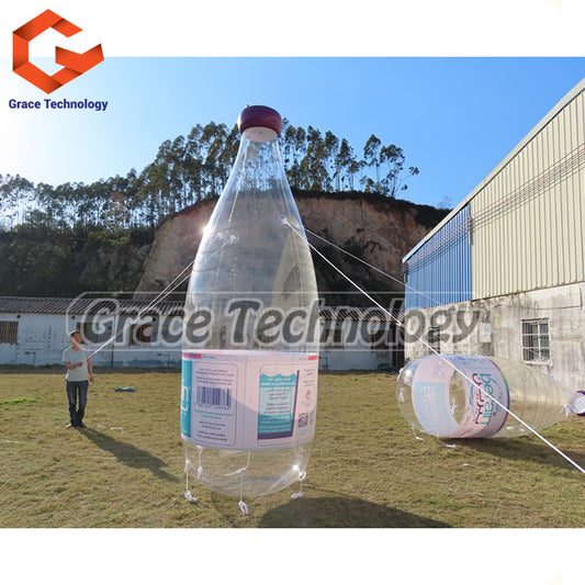 Giant Inflatable Mineral Water Bottle Production