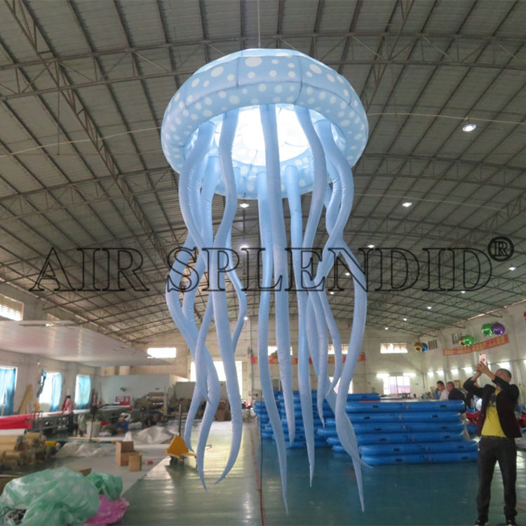Inflatable Jellyfish LED Lighting Event Stage Decoration
