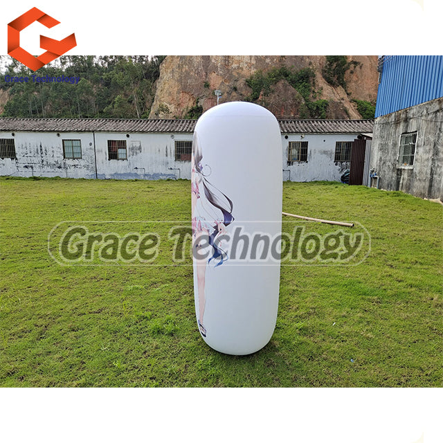 Sexy Japanese Anime Uniform Girls White PVC Inflatable Tumbler Balloons For Sale