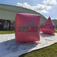 Custom Cubical Inflatable Racing Marker Buoys Pink Colour Open Water Ultra Swim