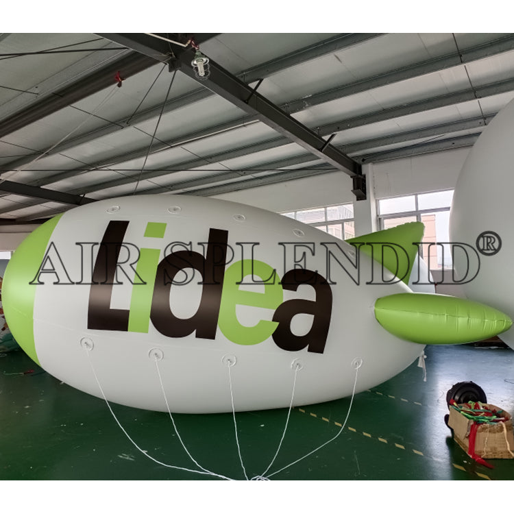 Mini Inflatable Airship Inflatable PVC Helium Airships For Aerial Marketing – airsplendid