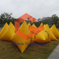 Inflatable pyramid Ultra Swim Race Mark Buoys