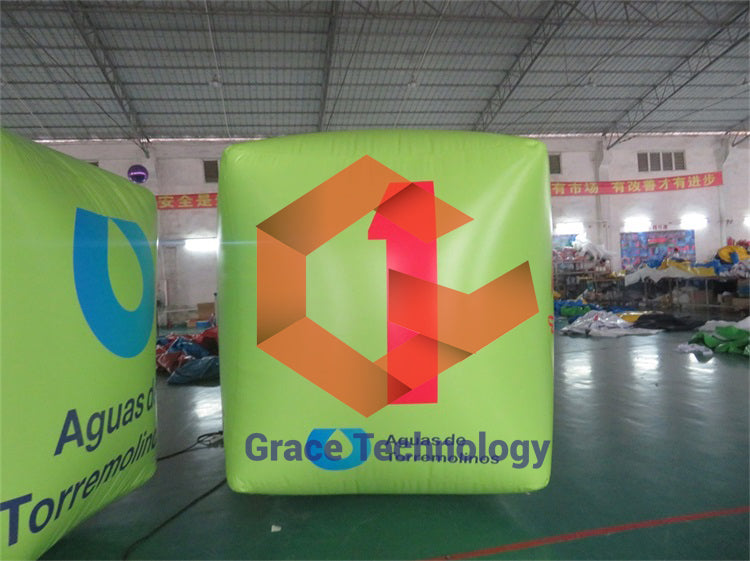 Giant Cubical Inflatable Water Signage Buoys With Numbers – airsplendid
