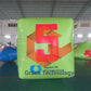 Giant Cubical Inflatable Water Signage Buoys With Numbers