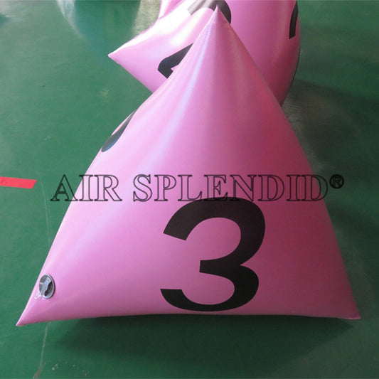 Custom Pyramid Inflatable Yacht Racing Marker Buoys Regatta Race Marks