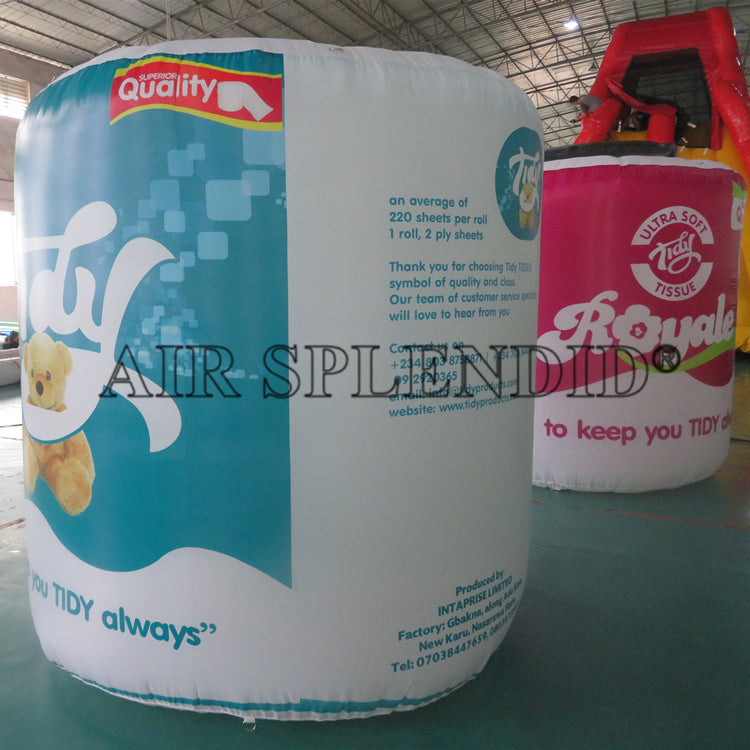 Custom Giant Inflatable Toilet Papers Replicas Advertising