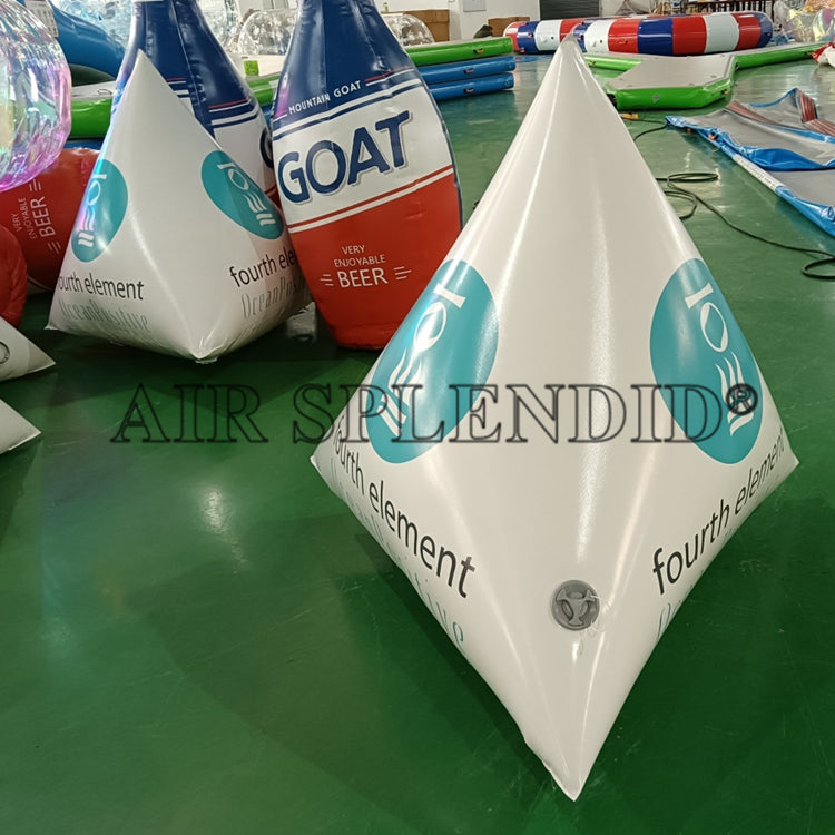 Custom Pyramid Inflatable Marker Buoys Race Marks Triathlon Racing ...