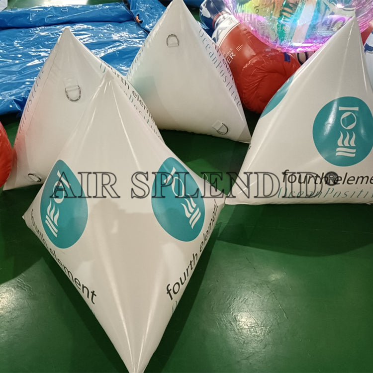 Custom Pyramid Inflatable Marker Buoys Race Marks Triathlon Racing ...