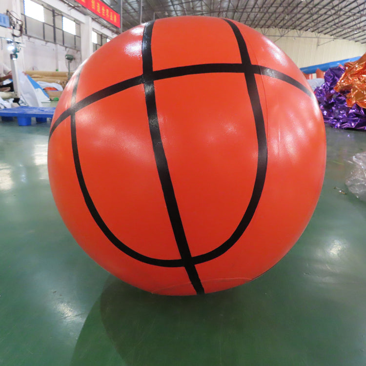 PVC Helium Giant Inflatable Basketballs Advertising