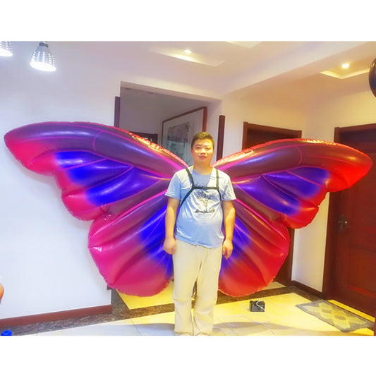Inflatable Butterfly Wings As Parade Balloons