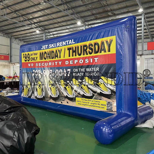Airtight Inflatable Floating Billboards Advertising