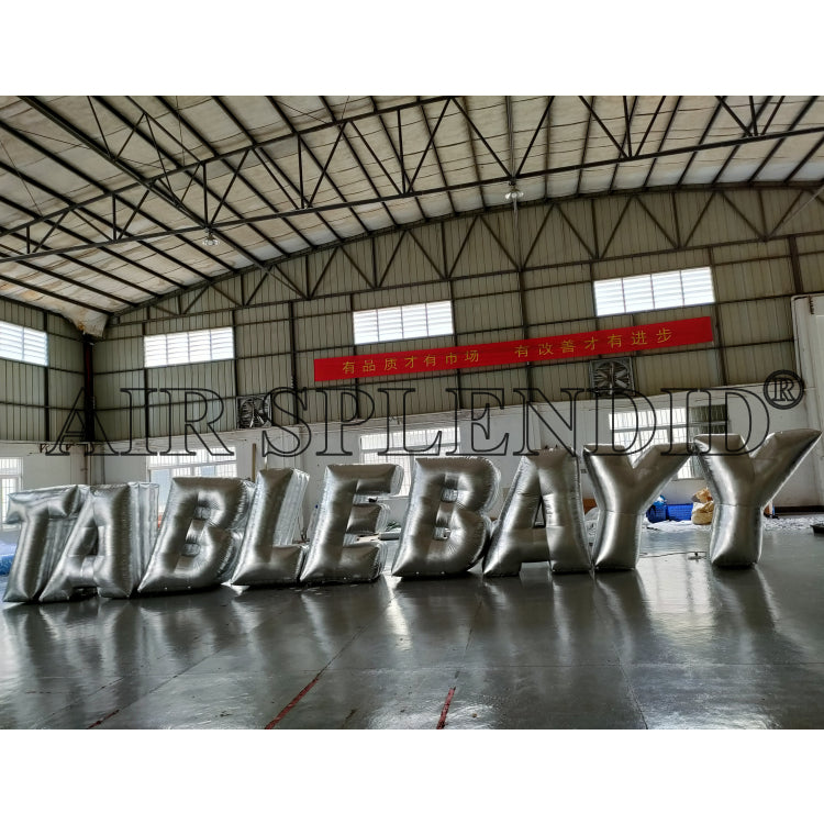 Mirror Surface Inflatable Alphabet Letters Brands Marketing