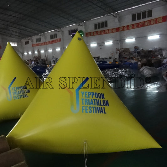 Custom Inflatable Pyramid Triathlon Racing Marks Marker Buoys Australia
