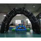 Airtight Round Inflatable Twin Archway With Soft Velcro Patch
