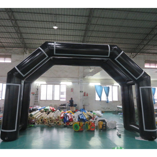 Airtight Angle Inflatable Twin Archway With Soft Velcro Patch