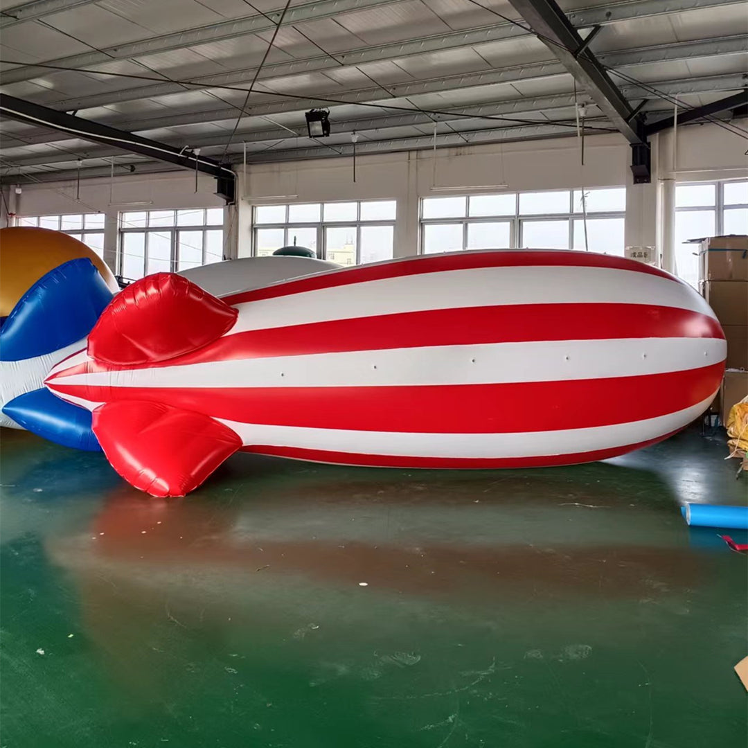 Striped Inflatable Helium Airships